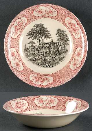 Rose Terrace Fruit/Dessert (Sauce) Bowl