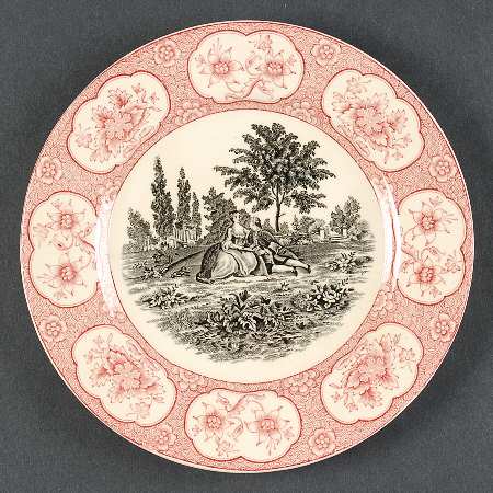 Rose Terrace Dessert/Pie Plate