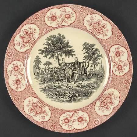 Rose Terrace Luncheon Plate