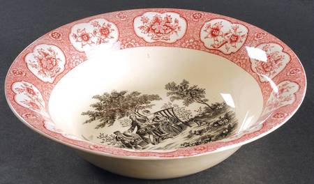 Rose Terrace 9" Round Vegetable Bowl