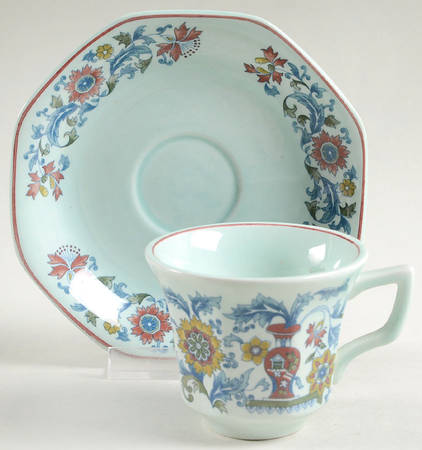 Saraband Flat Demitasse Cup & Saucer Set