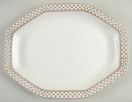 Sharon (Adams Backstamp) 15" Octagonal Serving Platter