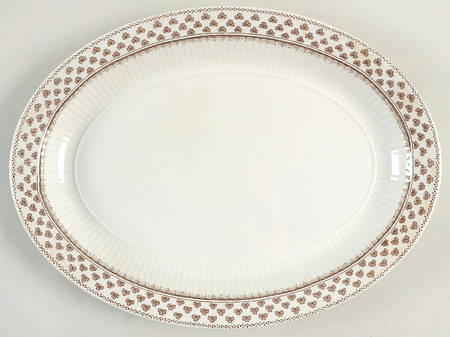 Sharon (Adams Backstamp) 11" Oval Serving Platter