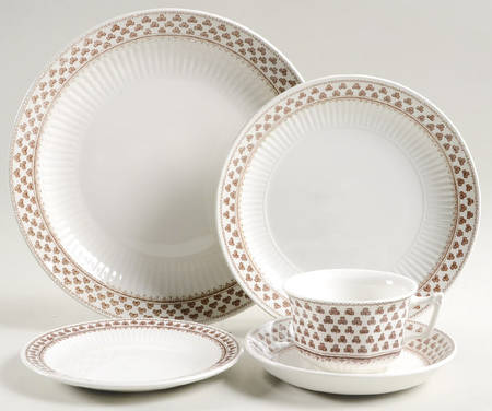 Sharon (Adams Backstamp) 5 Piece Place Setting
