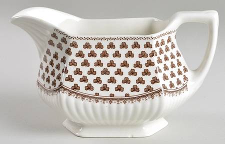 Sharon (Adams Backstamp) Gravy Boat