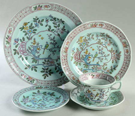Singapore Bird (Newer Backstamp) 5 Piece Place Setting