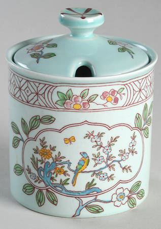 Singapore Bird (Newer Backstamp) Marmalade & Lid