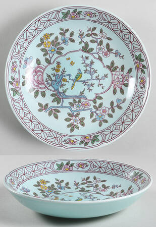 Singapore Bird (Newer Backstamp) Coupe Soup Bowl