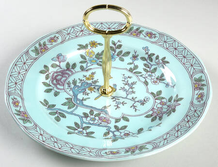 Singapore Bird (Newer Backstamp) Round Serving Plate with Center Handle (Dp) Hc