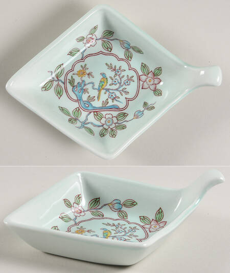 Singapore Bird (Newer Backstamp) Small Diamond Shape Ashtray