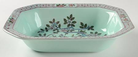 Singapore Bird (Newer Backstamp) 9" Oval Vegetable Bowl