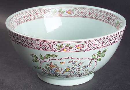 Singapore Bird (Newer Backstamp) 7" Chinese Bowl
