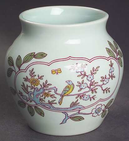 Singapore Bird (Newer Backstamp) 3" Vase