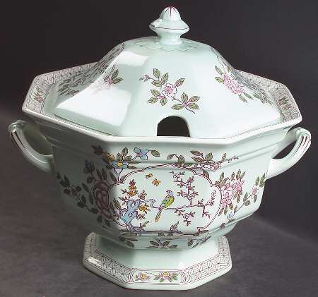 Singapore Bird (Newer Backstamp) Tureen &  Lid