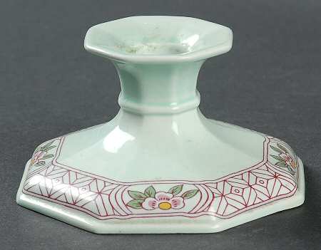 Singapore Bird (Newer Backstamp) Single Light Candlestick by Adams China