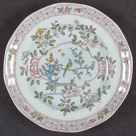 Singapore Bird (Newer Backstamp) Luncheon Plate