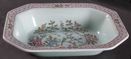 Singapore Bird (Newer Backstamp) 9" Oval Vegetable Bowl