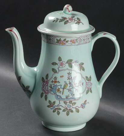 Singapore Bird (Newer Backstamp) Coffee Pot & Lid