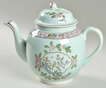 Singapore Bird (Older Backstamp) Teapot & Lid