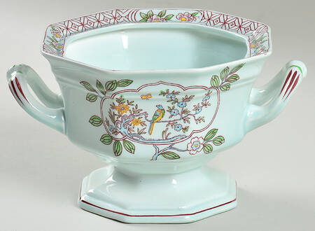 Singapore Bird (Older Backstamp) Sauce Boat No LId