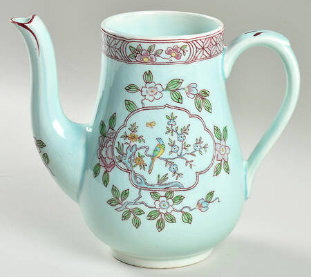 Singapore Bird (Older Backstamp) Coffee Pot No Lid