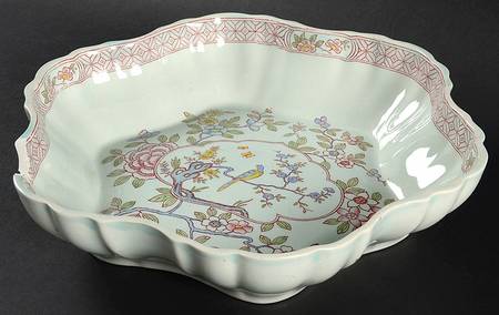 Singapore Bird (Older Backstamp) 10" Melon Bowl