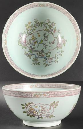 Singapore Bird (Older Backstamp) 9" Chinese Bowl