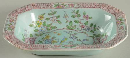 Singapore Bird (Older Backstamp) 8" Oval Vegetable Bowl