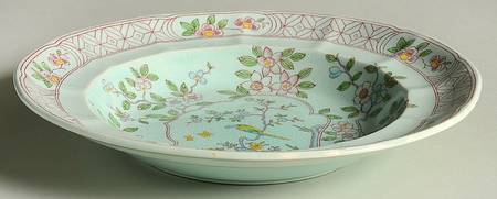 Singapore Bird (Older Backstamp) Large Rim Soup Bowl
