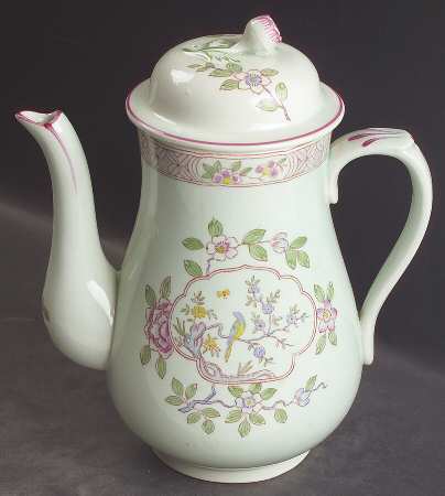 Singapore Bird (Older Backstamp) Coffee Pot & Lid