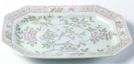 Singapore Bird (Older Backstamp) 12" Oval Serving Platter