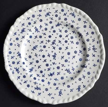 Sprig Blue Bread & Butter Plate