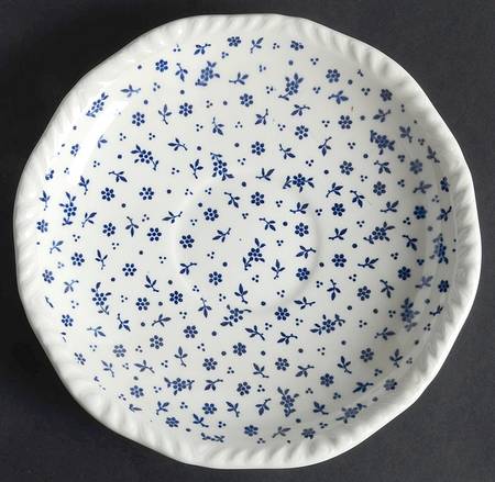 Sprig Blue Saucer for Cream Soup Bowl
