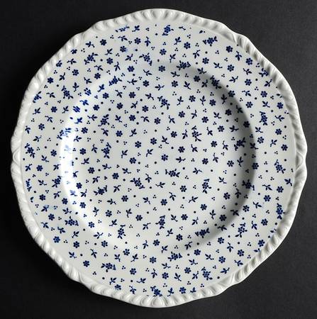 Sprig Blue Luncheon Plate