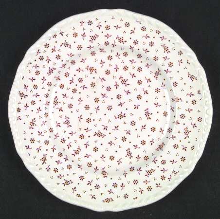Sprig Pink Salad Plate