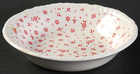 Sprig Pink Fruit/Dessert (Sauce) Bowl