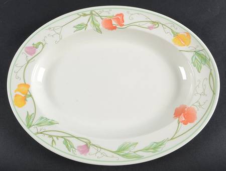 Summer Delight 13" Oval Serving Platter