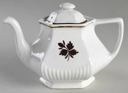 Tea Leaf Copper Mini Teapot & Lid
