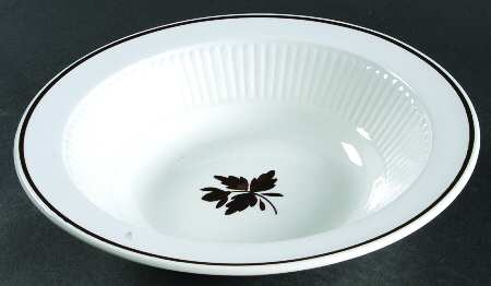 Tea Leaf Copper 9" Round Vegetable Bowl