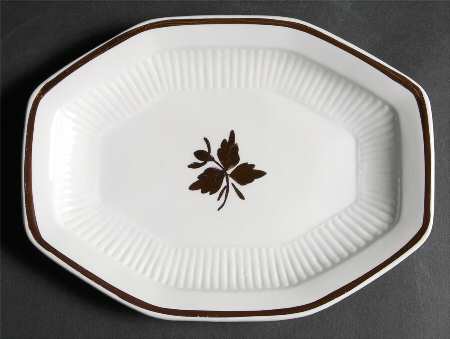Tea Leaf Copper Underplate for Gravy Boat