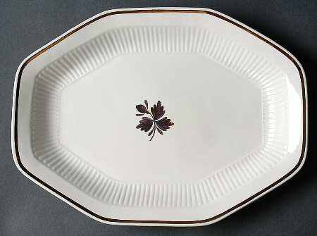 Tea Leaf Copper 11" Oval Serving Platter