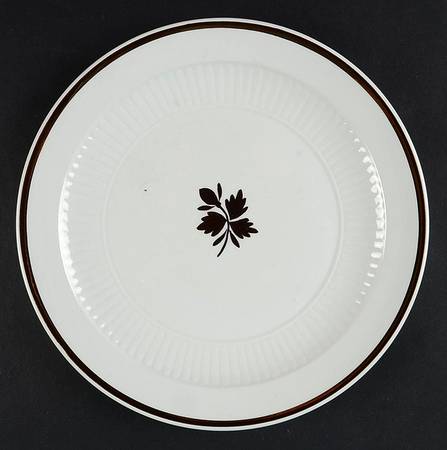 Tea Leaf Copper Salad Plate