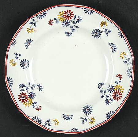 Vermont (Red Trim) Salad Plate