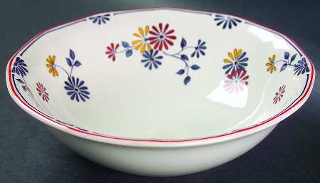 Vermont (Red Trim) Coupe Cereal Bowl