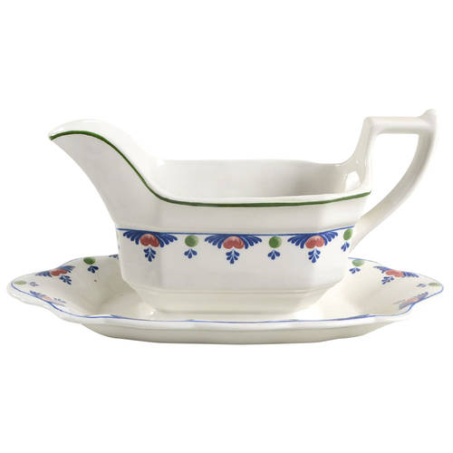 Veruschka Gravy Boat with Attached Underplate