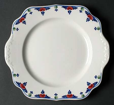 Veruschka Square Handled Cake Plate by Adams China
