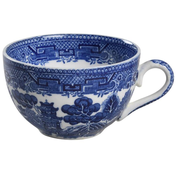 Willow Blue (Smooth, No Trim) Flat Cup