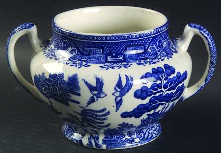 Willow Blue (Smooth, No Trim) Sugar Bowl No Lid