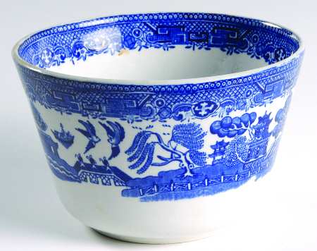Willow Blue (Smooth, No Trim) Cranberry Bowl