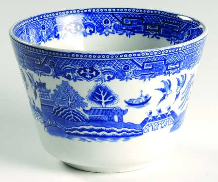Willow Blue (Smooth, No Trim) Cranberry Bowl
